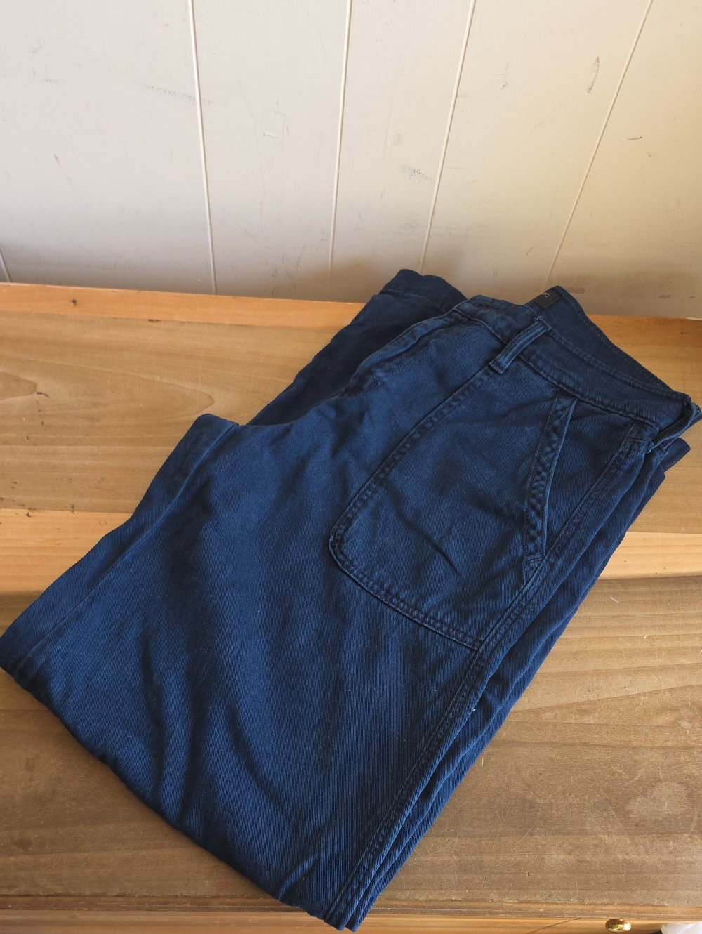 Banana Republic Navy Straight Wide Leg Jeans Size 28/6
